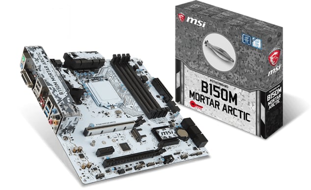 MSI B150M MORTAR ARCTIC