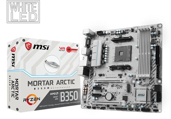 MSI B350M MORTAR ARCTIC