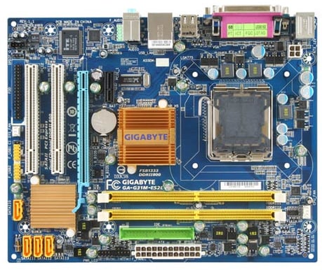 Gigabyte GA-G31M-ES2L, s775 mATX