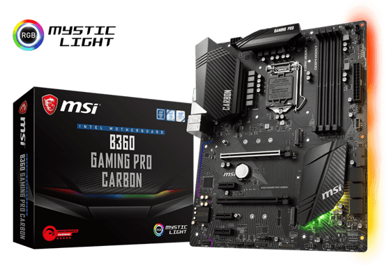 MSI B360 GAMING PRO CARBON