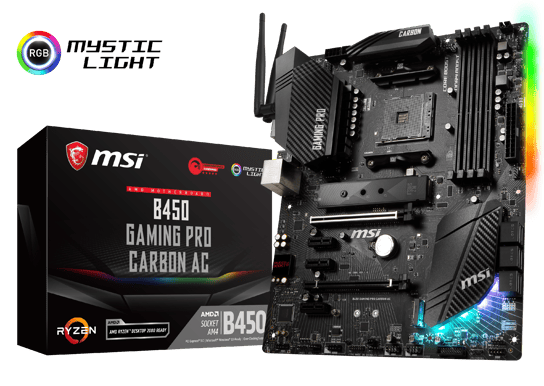 MSI B450 GAMING PRO CARBON AC