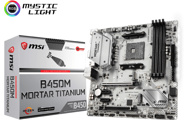 MSI B450M MORTAR TITANIUM
