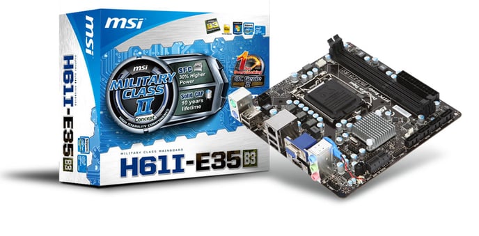 MSI H61I-E35 mITX