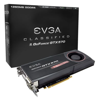 EVGA GeForce GTX 570 1280MB Classified