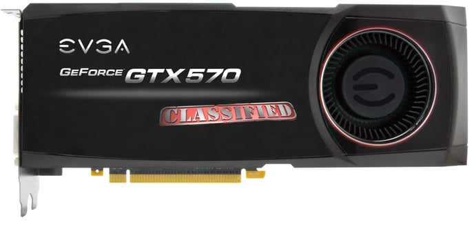 EVGA GeForce GTX 570 1280MB Classified