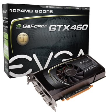 EVGA GeForce GTX 460 1024MB FPB, KAMPANJ, LAGRET UT!