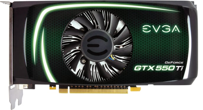 EVGA GeForce GTX 550Ti 1024MB FPB