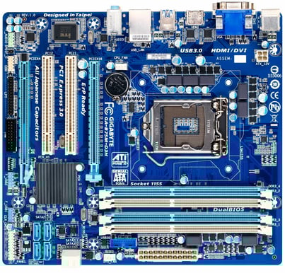 Gigabyte GA-B75M-D3H mATX