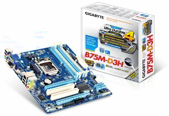 Gigabyte GA-B75M-D3H mATX
