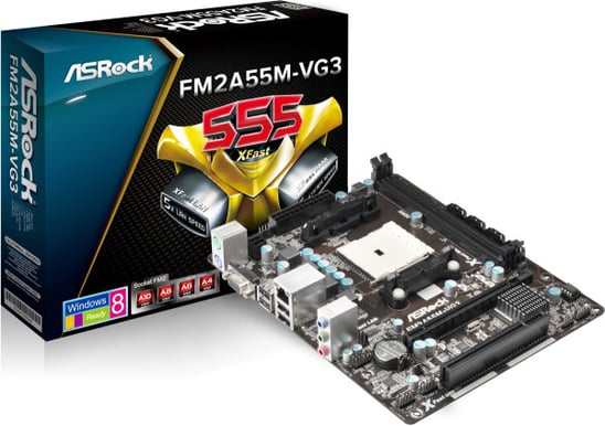 ASRock FM2A55M-VG3FM2 mATX