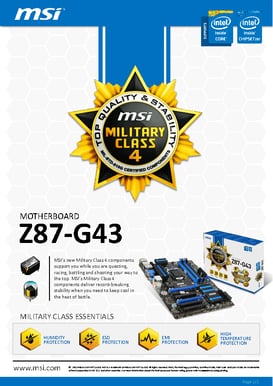 MSI Z87-G43 ATX