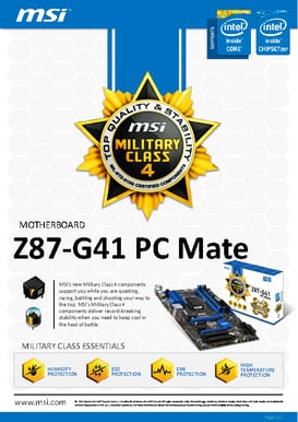 MSI Z87-G41 PC MATE ATX