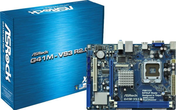 ASRock G41M-VS3 R2.0 G41, mATX