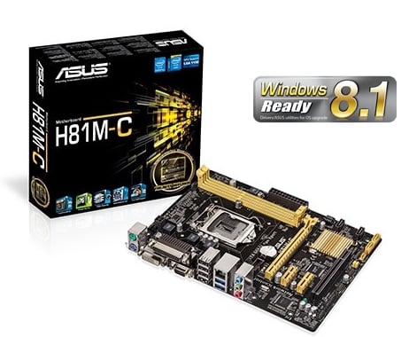 ASUS H81M-C mATX