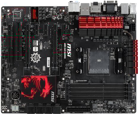 MSI A88X-G45 GAMING FM2+ ATX inkl. AC LHD