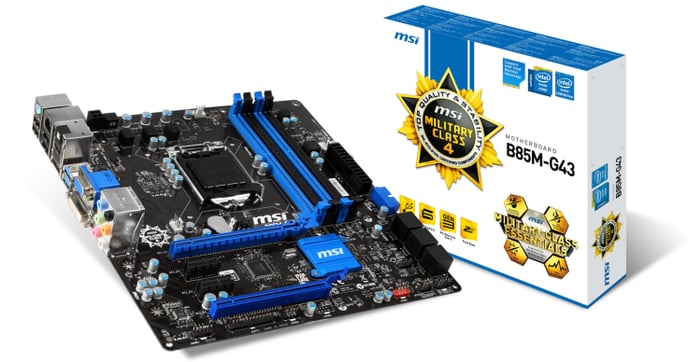 MSI B85M-G43 Endast service