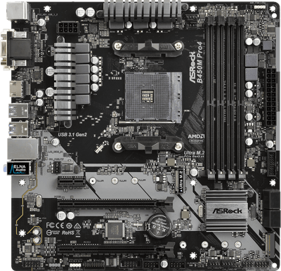 ASRock B450M Pro4