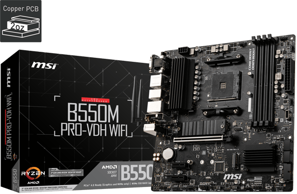 MSI B550M Pro-VDH WIFI