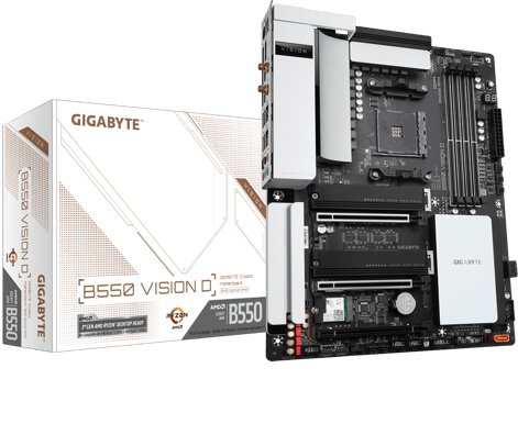 Gigabyte B550 VISION D