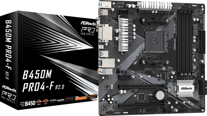 ASRock B450M Pro4-F 2.0