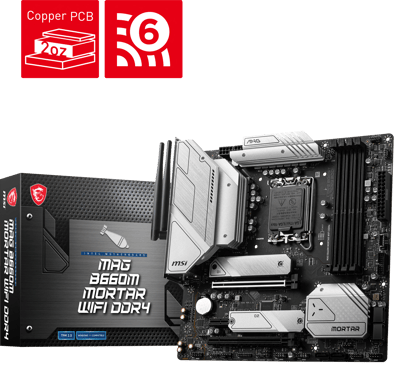 MSI MAG B660M Mortar WIFI D4