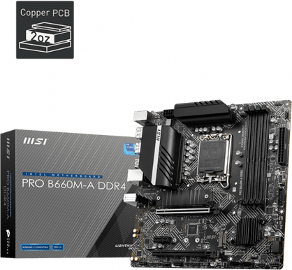 MSI Pro B660M-A WIFI D4