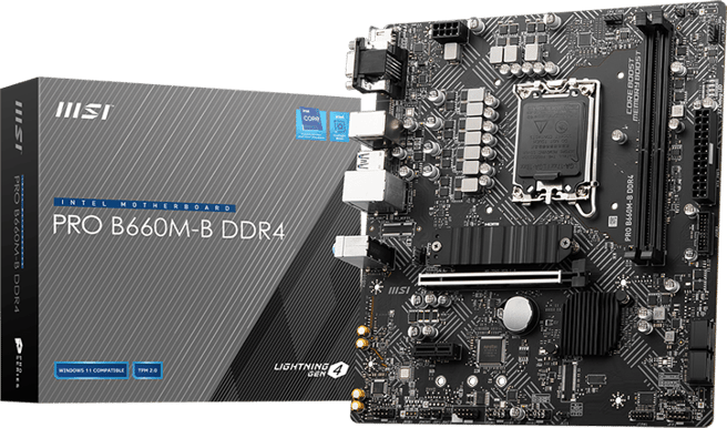 MSI Pro B660M-B DDR4