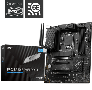 MSI Pro B760-P WIFI DDR4