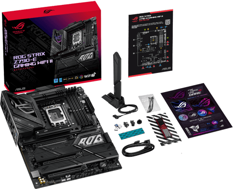 ASUS ROG Strix Z790-E Gaming WiFi 6E LGA 1700(Intel 14th &12th&13th Gen)ATX  gaming motherboard(PCIe 5.0, DDR5,18+1 ower stages,2.5 Gb LAN, Bluetooth  v5.2,Thunderbolt 4,support up to 5xM.2,1xPCIe 5.0 