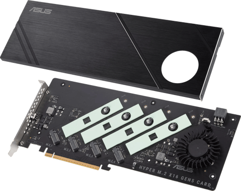 ASUS Hyper M.2 X16 Card PCIe Gen 5