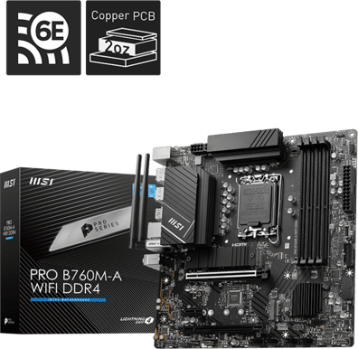 MSI Pro B760M-A WIFI DDR4