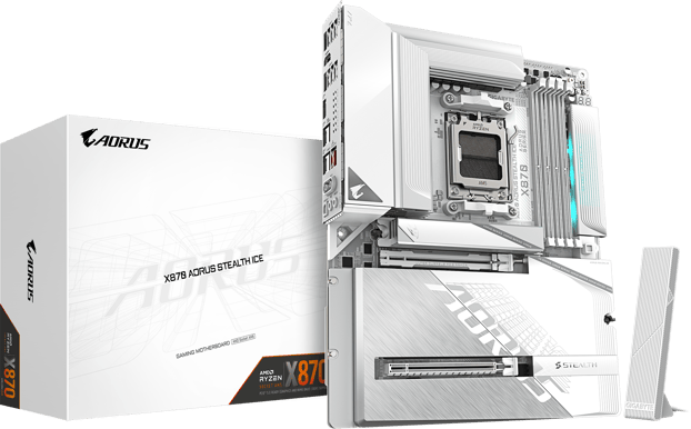 Gigabyte X870 Aorus Stealth Ice