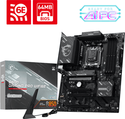 MSI B850 Gaming Pro WIFI6E