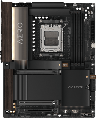 Gigabyte X870E Aero X3D Dark Wood