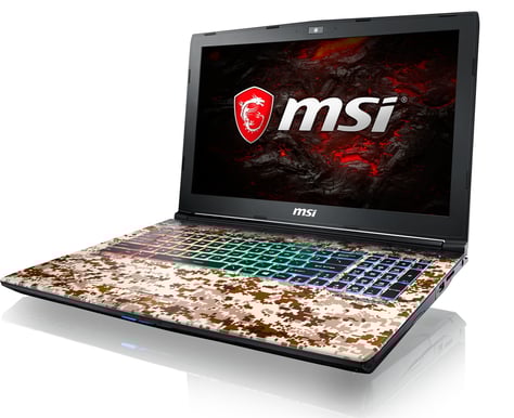 MSI GE62VR 7RF Camo i7 16GB 256GB SSD+1TBHDD GTX 1060