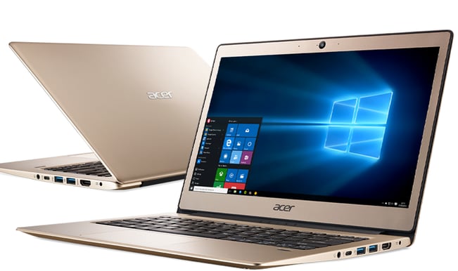 Acer Aspire Swift 1 Guld Quad Core 4GB 128GB SSD