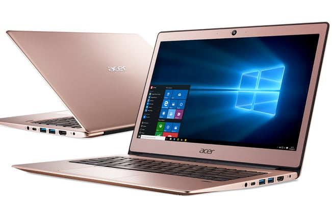 Acer Aspire Swift 1 Rosa Quad Core 4GB 128GB SSD
