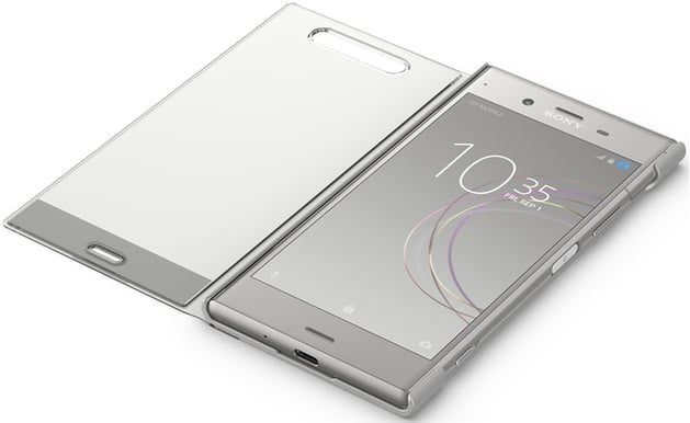 Sony Style Cover Touch Xperia XZ1 Silver