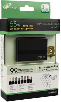 FSP Twinkle 65W Small Notebook Adapter