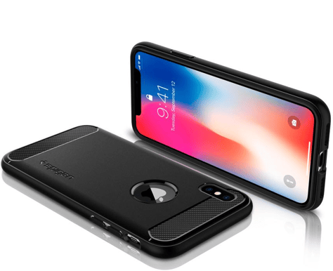 Spigen Rugged Armor iPhone X Svart