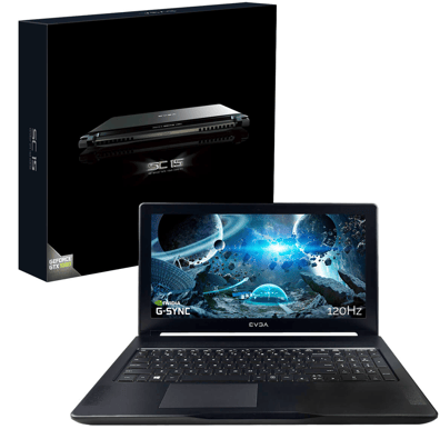 EVGA SC15 1060 i7 16GB 256GB PCIe SSD + 1TB HDD GTX 1060 G-Sync 120Hz