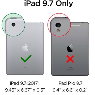 Spigen iPad 9.7" Case Tough Armor Svart