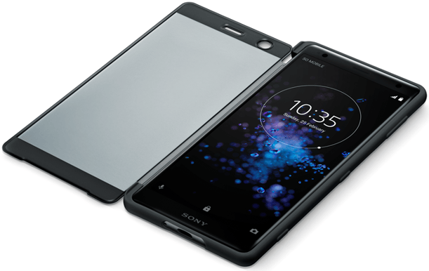Sony Style Cover Touch Xperia XZ2 Svart