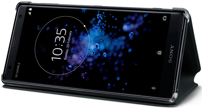 Sony Style Cover Stand Xperia XZ2 Svart