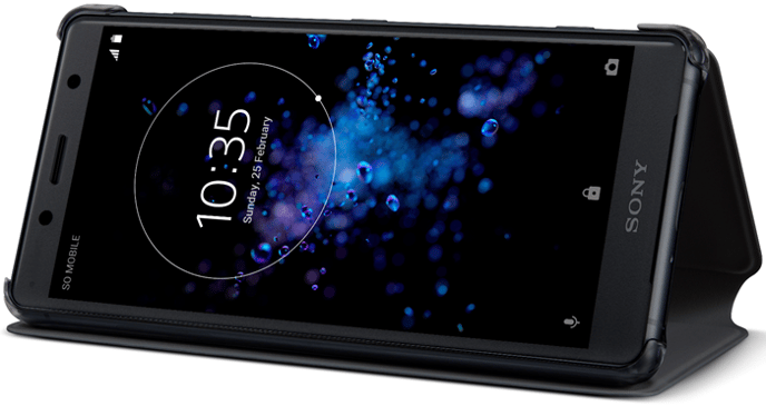 Sony Style Cover Stand Xperia XZ2 Compact Svart