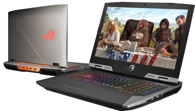 ASUS ROG G703GI i9 32GB 512GB SSD + 2TB HDD GTX 1080