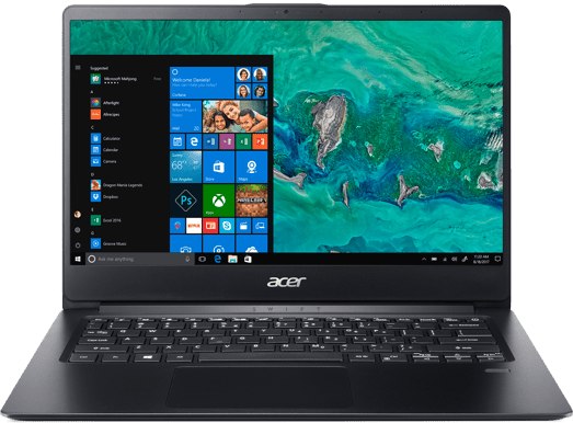 Acer Swift 1 - Quad Core 8GB 256GB Svart