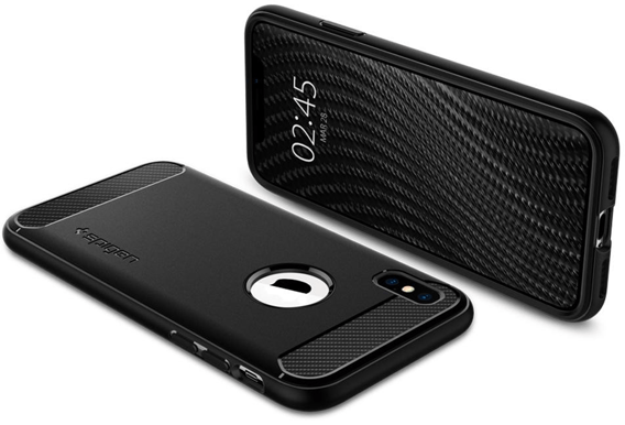 Spigen Rugged Armor iPhone Xs Black