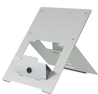 R-Go Riser Flexible Laptopstativ Silver