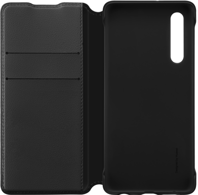 Huawei P30 PU Wallet Black